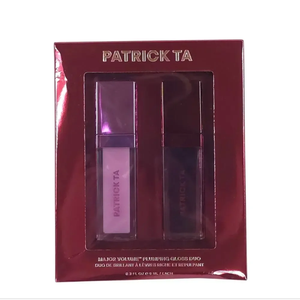 Patrick Ta Major Volume Plumping Lip Gloss Duo in Headliner & Main Stage
